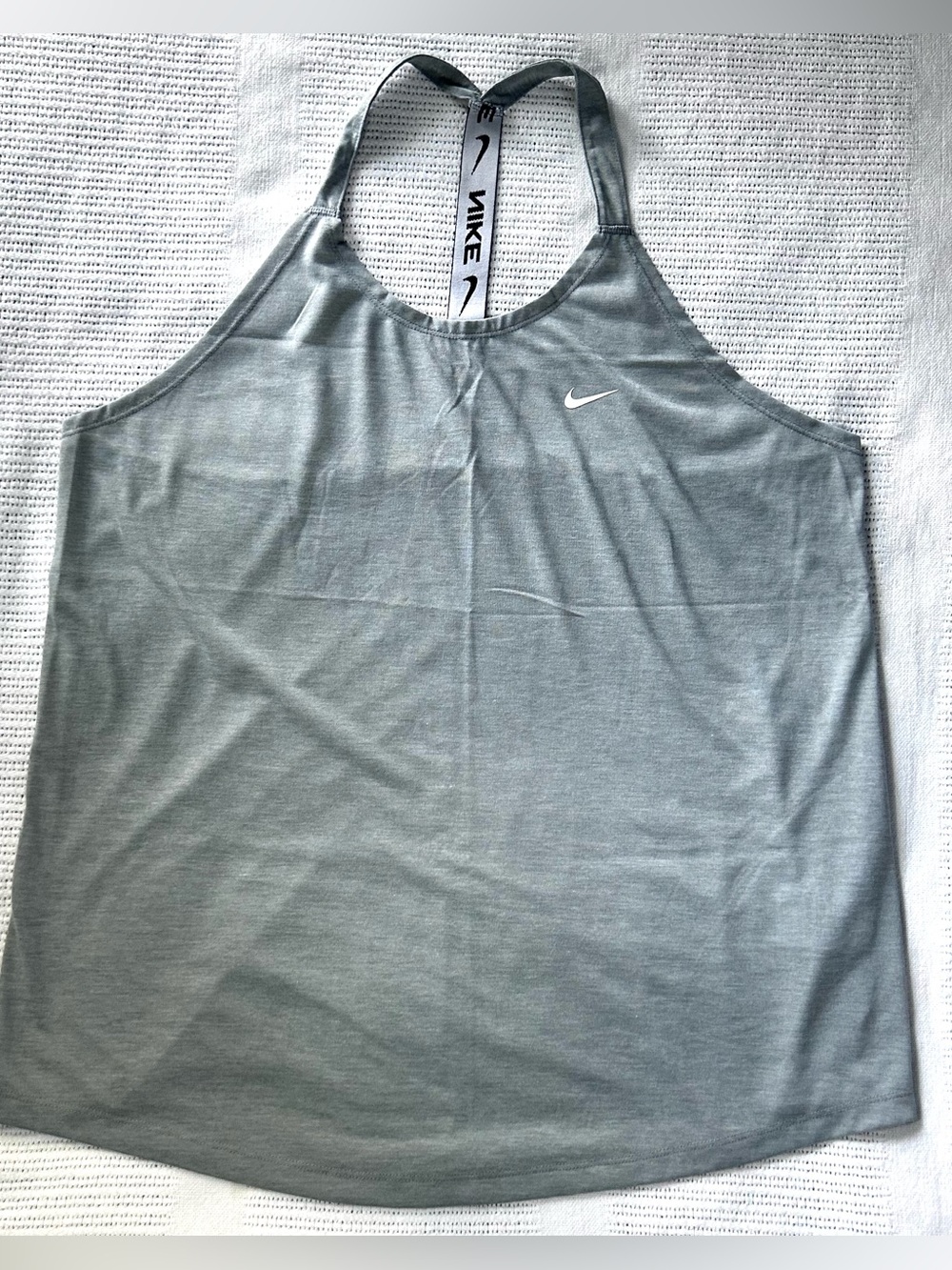 Nike DRI-Fit Elastika Women’s XL Tank Top Gray NWOT